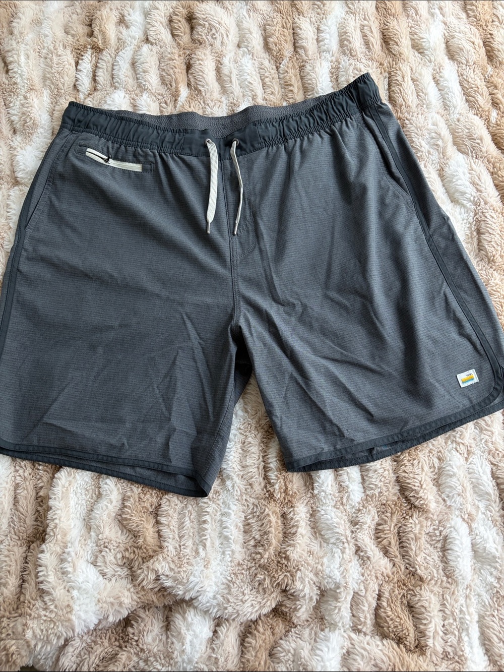 Vuori Charcoal Athletic Drawstring Shorts